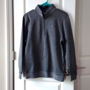 Underarmor long sleeve quarter zip pullover sm/p grey black